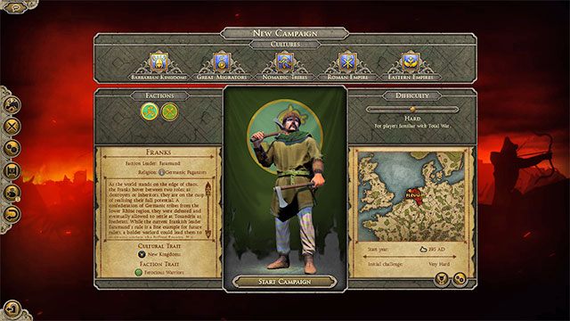 Dzięki Dzikim Wojownikom Frankowie ponoszą mniejsze kary do poczucia wspólnoty z powodu strat w walce oraz zadają większe obrażenia w walce w zwarciu wraz z wielkością strat oddziału - Frankowie w Total War Attila | Wybór frakcji - Total War: Attila - poradnik do gry