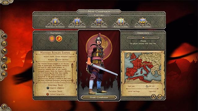 Kulturalna integracja posiada trzy elementy składowe - powoduje stałą imigrację, zmniejsza kary do ładu publicznego z powodu imigrantów o połowę i zmniejsza koszta utrzymania armii za każdy nie-rzymski oddział - Cesarstwo Zachodniorzymskie w Total War Attila | Wybór frakcji - Total War: Attila - poradnik do gry
