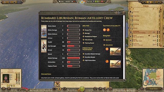 Pod wieloma względami flota przypomina armię lądową - Flota w Total War Attila | Wojna - Total War: Attila - poradnik do gry