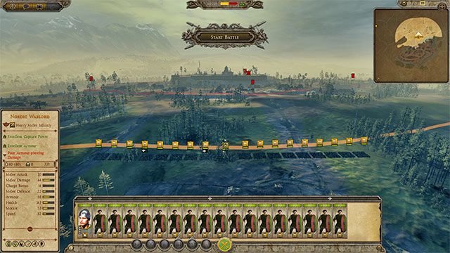 Pierwszym, co powinieneś zrobić po wejściu na pole bitwy, jest sprawdzenie przysługującego ci terenu - Rozstawienie początkowe w Total War Attila | Bitwa - Total War: Attila - poradnik do gry