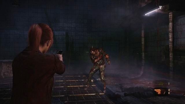Celuj w głowę, aby stracić jak najmniej pocisków. - Ucieknij z zakładu cz.2 | Kolonia karna - Claire | Resident Evil Revelations 2 - Resident Evil: Revelations 2 - Kolonia Karna - poradnik do gry