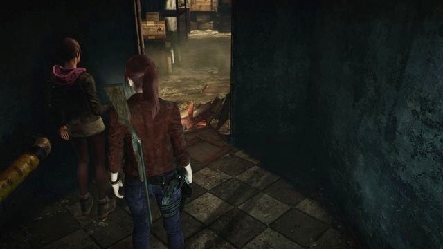W wielu skrzynkach i beczkach możesz znaleźć wartościowe przedmioty np. amunicję. - Ucieknij z zakładu cz.2 | Kolonia karna - Claire | Resident Evil Revelations 2 - Resident Evil: Revelations 2 - Kolonia Karna - poradnik do gry
