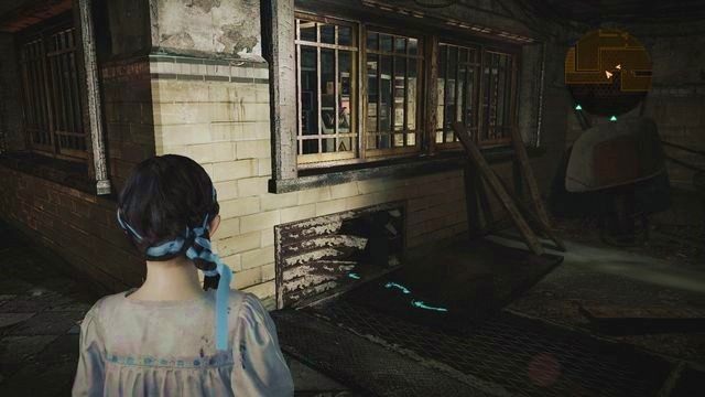W kolejnym pomieszczeniu zejdź na dół (w lewo) gdzie, najlepiej zza rogu, zastrzel przeciwnika - Przejdź przez budynek | Kolonia karna - Barry | Resident Evil Revelations 2 - Resident Evil: Revelations 2 - Kolonia Karna - poradnik do gry