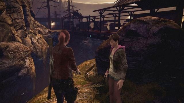 Po opuszczeni więzienia stosunkowo szybko dojdziesz do mostu - Kolonia karna - Claire | Emblematy wieży | Resident Evil Revelations 2 - Resident Evil: Revelations 2 - Kolonia Karna - poradnik do gry