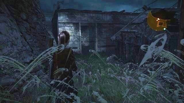 W chatce znajdziesz kilka przydatnych rzeczy. - Znajdź paliwo i akumulator | Kontemplacja - Claire | Resident Evil Revelations 2 - Resident Evil: Revelations 2 - Kolonia Karna - poradnik do gry