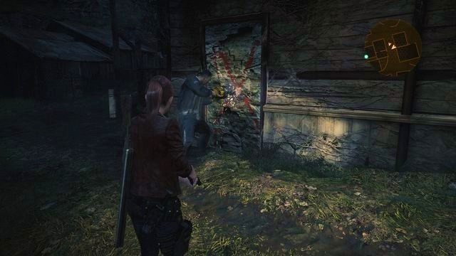 Pedro przewierci drzwi oznaczone literą X. - Znajdź paliwo i akumulator | Kontemplacja - Claire | Resident Evil Revelations 2 - Resident Evil: Revelations 2 - Kolonia Karna - poradnik do gry