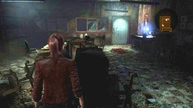 Skorzystaj z chwili wytchnienia, aby przygotować się na następne starcie. - Idź do wieży | Kontemplacja - Claire | Resident Evil Revelations 2 - Resident Evil: Revelations 2 - Kolonia Karna - poradnik do gry