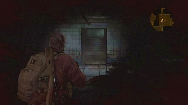 Na dole przy wejściu do większej sali uważaj po raz kolejny na niewidzialnego potwora - Idź do wieży cz.2 | Kontemplacja - Barry | Resident Evil Revelations 2 - Resident Evil: Revelations 2 - Kolonia Karna - poradnik do gry