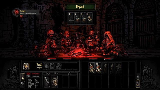 Czas na kolację - Darkest Dungeon: Obozowanie - Darkest Dungeon - poradnik do gry