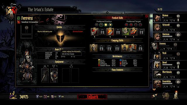 Maksymalne życie Crusadera - Darkest Dungeon: Życie bohaterów - Darkest Dungeon - poradnik do gry