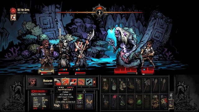 Przeciągnięcie postaci na drugą stronę to nie koniec świata - po kilku turach wróci do towarzyszy. - Darkest Dungeon: Jak pokonać bossa Siren? - Darkest Dungeon - poradnik do gry