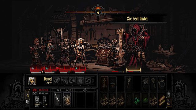 Necromancer ze swoim reanimowanym szkieletem - Darkest Dungeon: Jak pokonać bossa Necromancer? - Darkest Dungeon - poradnik do gry