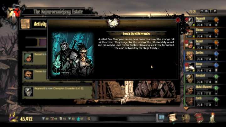 Najemników odblokowuje się po zabiciu bossa Śpiący (The Sleeper), podczas trzeciej misji Farmy. - Darkest Dungeon The Color of Madness: Najemnicy - Darkest Dungeon - poradnik do gry