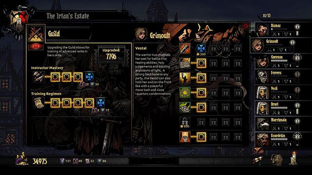 Drzewko rozwoju Guild - Darkest Dungeon: Gildia (Guild) - Darkest Dungeon - poradnik do gry