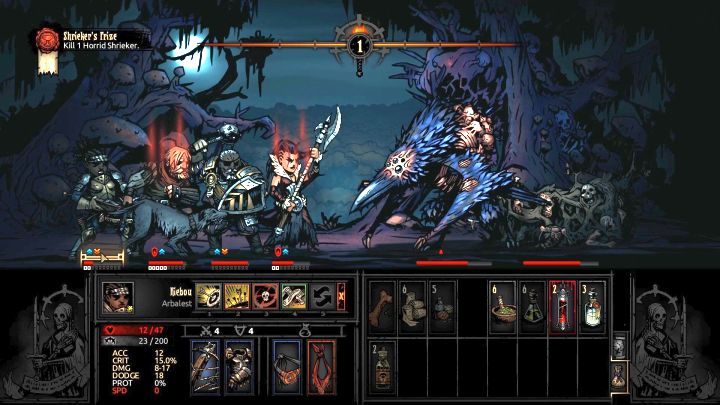 Pieniacz to jeden z dwójki bossów powiązanych z wydarzeniami. - Darkest Dungeon: Jak pokonać bossa Pieniacz (Shrieker)? - Darkest Dungeon - poradnik do gry