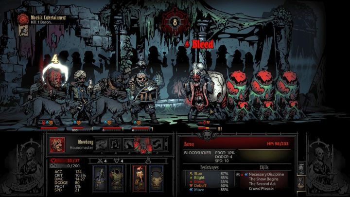 Pierwszy z trójki głownych bossów dodatku - Baron. - Darkest Dungeon The Crimson Court: Jak pokonać bossa Baron? - Darkest Dungeon - poradnik do gry