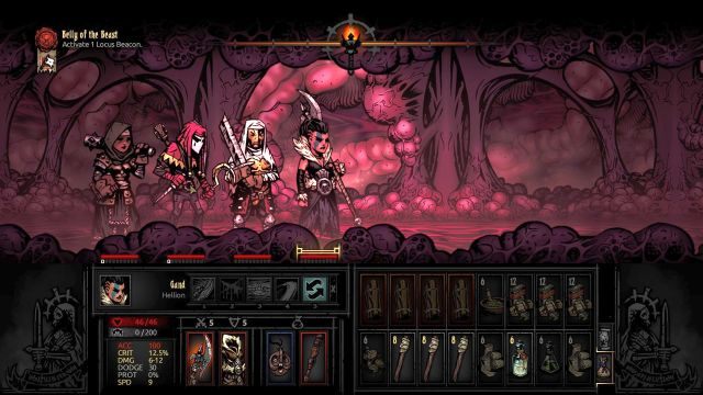 Warto zabrać ze sobą spory zapas jedzenia - z pewnością się tutaj przyda. - Darkest Dungeon: Belly of the Beast - Darkest Dungeon - poradnik do gry