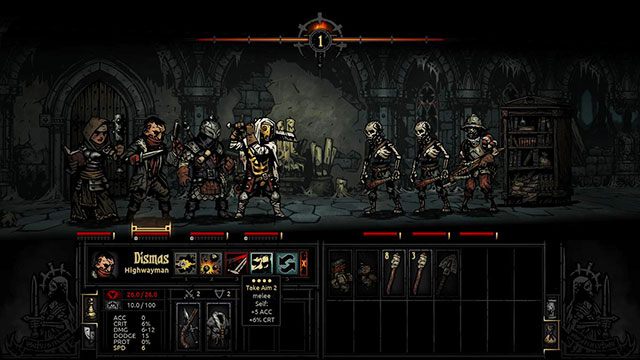 Walka bywa wyjątkowo irytująca. Szczególnie na początku gry - Darkest Dungeon: Walka - Darkest Dungeon - poradnik do gry