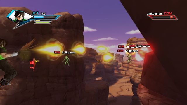 Częste strzelanie nic nie kosztuje, a skutecznie zniechęca przeciwników do ataku - Time Patrol - Return of the Saiyans Saga | Kampania - Time Patrol (TP) - Dragon Ball: Xenoverse - poradnik do gry