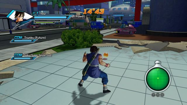 Kule mogą znajdować się wewnątrz obiektów i na różnych wysokościach - Wyzwanie PQ - zdobądź smocze kule | Wyzwania - Parallel Quest (PQ) - Dragon Ball: Xenoverse - poradnik do gry