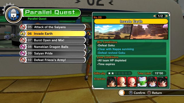 Lista wyzwań - Lista wyzwań PQ | Wyzwania - Parallel Quest (PQ) w Dragon Ball Xenoverse - Dragon Ball: Xenoverse - poradnik do gry