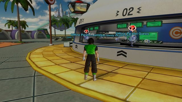 Quest rozpoczniesz rozmawiając z robotem przy stanowisku Offline Parallel Quest - Wyzwania - Parallel Quest (PQ) w Dragon Ball Xenoverse - Dragon Ball: Xenoverse - poradnik do gry