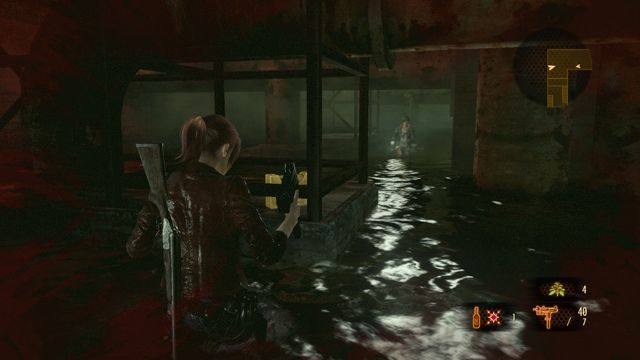 Na dole znajdziesz Rzadką skrzynię z częściami. - Przedostań się przez ścieki | Wyrok - Claire | Resident Evil Revelations 2 - Resident Evil: Revelations 2 - Kolonia Karna - poradnik do gry
