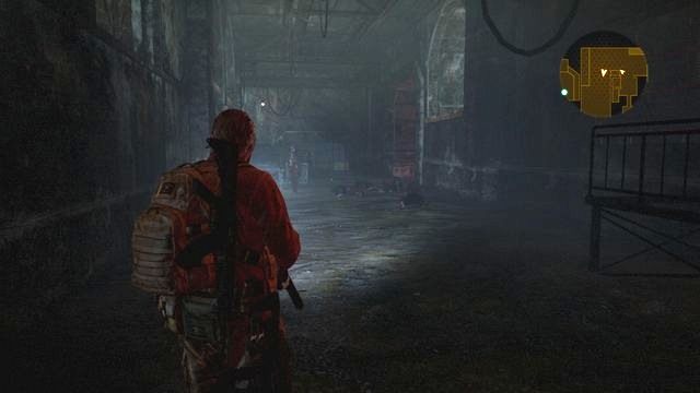 Jeżeli w kampanii Claire zrzuciłeś skrzynkę na dół możesz jej teraz użyć do zdobycia ulepszenia. - Opuść ścieki | Wyrok - Barry | Resident Evil Revelations 2 - Resident Evil: Revelations 2 - Kolonia Karna - poradnik do gry