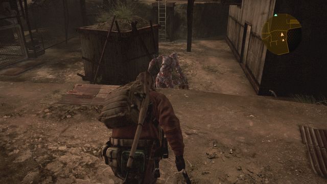 Pierwszego wroga bez problemu zajdziesz od tyłu. - Odszukaj Alex | Wyrok - Barry | Resident Evil Revelations 2 - Resident Evil: Revelations 2 - Kolonia Karna - poradnik do gry