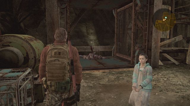 Po zjechaniu windy zastrzel kolejnego przeciwnika. - Odszukaj Alex - Przywrócenie zasilania | Wyrok - Barry - Resident Evil: Revelations 2 - Kolonia Karna - poradnik do gry