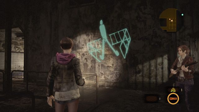 Drugi rysunek znajdziesz w rzeźni, budynku, do którego dostęp uzyskasz w momencie zdobycia sztucznego oka - Rysunki Kafki (Moira) | Wyrok | Resident Evil Revelations 2 - Resident Evil: Revelations 2 - Kolonia Karna - poradnik do gry