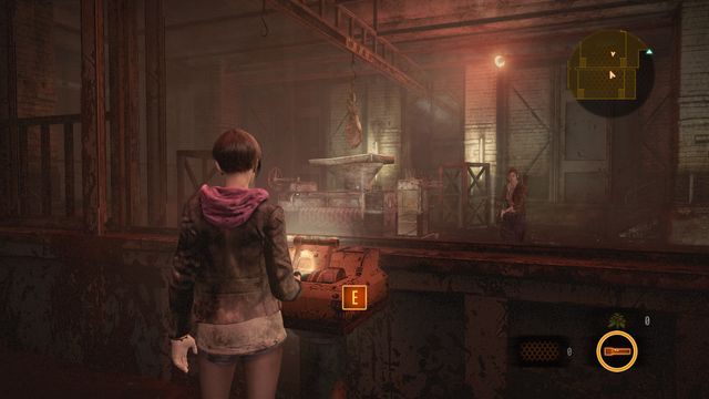 W środku przejdź obok zbiornika (na platformie Szafir, 500 PP) i zniszcz parę skrzyń po drugiej stronie - Znajdź Neila - Rzeźnia | Wyrok - Claire | Resident Evil Revelations 2 - Resident Evil: Revelations 2 - Kolonia Karna - poradnik do gry