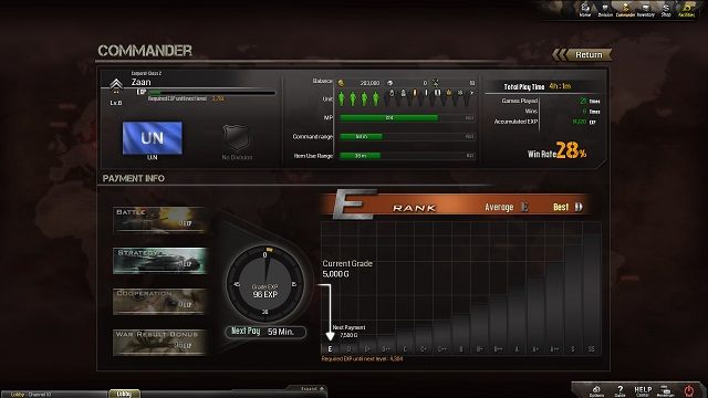 Ku górze drabiny wojskowej. - Nasze konto | Profil gracza i jego rozwój | Battleline Steel Warfare - Battleline: Steel Warfare - poradnik do gry