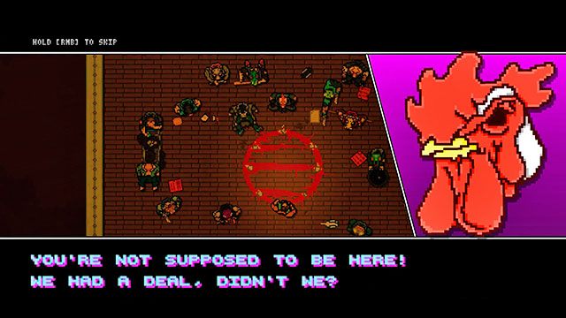 Zejdź po schodach i pobij pierwszego przeciwnika - Bonus Scene - The Abyss | Epilog i bonusowa misja | Hotline Miami 2 Wrong Number - Hotline Miami 2: Wrong Number - poradnik do gry