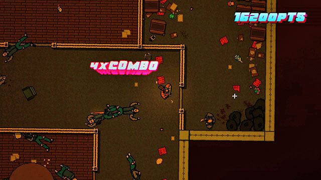 W ostatnim pomieszczeniu czeka na ciebie dwójka strzelców - Bonus Scene - The Abyss | Epilog i bonusowa misja | Hotline Miami 2 Wrong Number - Hotline Miami 2: Wrong Number - poradnik do gry