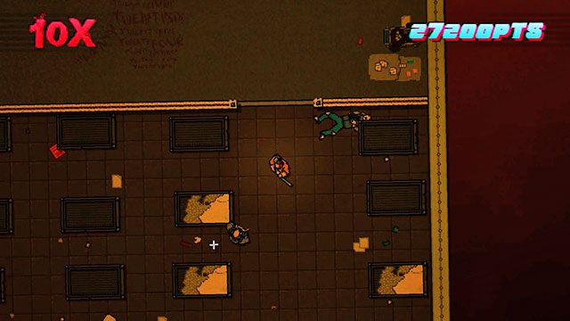 Na dole czeka na ciebie czwórka strzelców - Bonus Scene - The Abyss | Epilog i bonusowa misja | Hotline Miami 2 Wrong Number - Hotline Miami 2: Wrong Number - poradnik do gry