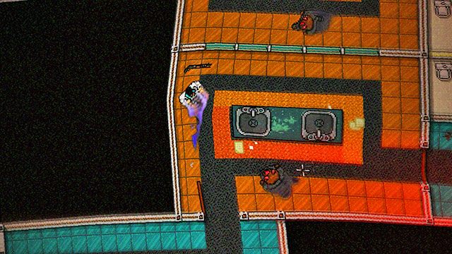 W następnej części budynku podnieś broń i idź w lewo - Apocalypse | Epilog i bonusowa misja | Hotline Miami 2 Wrong Number - Hotline Miami 2: Wrong Number - poradnik do gry