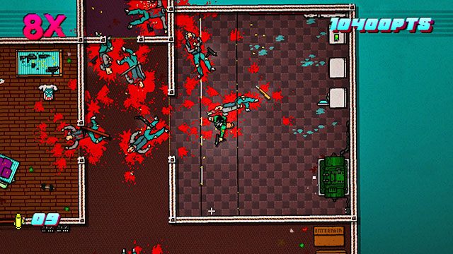 Ostatnia dwójka znajduje się na dole - Scene 1 - Down Under | Act 1 - Exposition | Hotline Miami 2 Wrong Number - Hotline Miami 2: Wrong Number - poradnik do gry