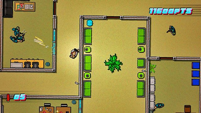 Strzały ściągną kolejnych wrogów - Scene 4 - Final Cut | Act 1 - Exposition | Hotline Miami 2 Wrong Number - Hotline Miami 2: Wrong Number - poradnik do gry