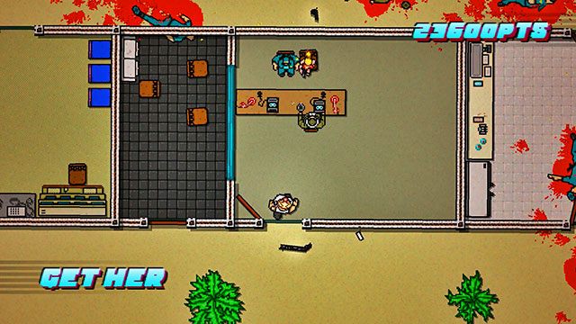 Czeka cię scenka, w której twoja postać zostanie zastrzelona przez kobietę - Scene 4 - Final Cut | Act 1 - Exposition | Hotline Miami 2 Wrong Number - Hotline Miami 2: Wrong Number - poradnik do gry