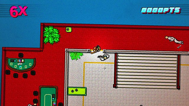 Wróć do wejścia, obchodząc całe piętro dookoła - Scene 5 - First Trial | Act 2 - Rising | Hotline Miami 2 Wrong Number - Hotline Miami 2: Wrong Number - poradnik do gry