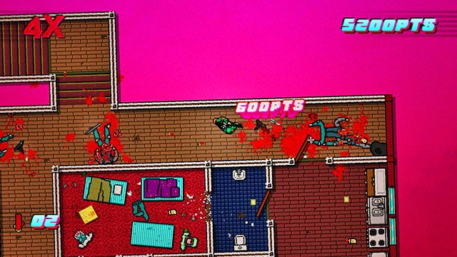 Wejdź do pokoju po prawej - Scene 6 - Moving Up | Act 2 - Rising | Hotline Miami 2 Wrong Number - Hotline Miami 2: Wrong Number - poradnik do gry