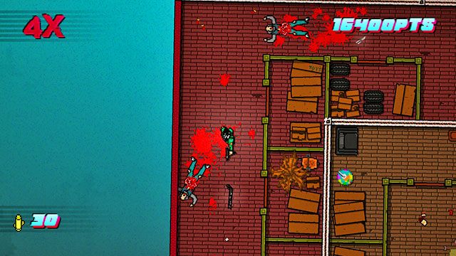 Idź na dół - Scene 6 - Moving Up | Act 2 - Rising | Hotline Miami 2 Wrong Number - Hotline Miami 2: Wrong Number - poradnik do gry