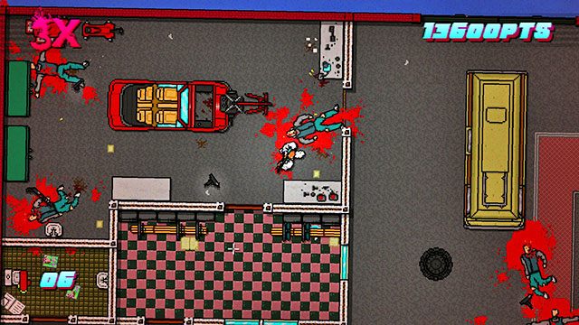 Na poziomie powinna pozostać trójka przeciwników - Scene 7 - No Mercy | Act 2 - Rising | Hotline Miami 2 Wrong Number - Hotline Miami 2: Wrong Number - poradnik do gry