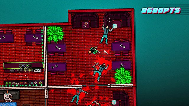 Za pierwszymi drzwiami idź w prawo - Scene 8 - Execution | Act 2 - Rising | Hotline Miami 2 Wrong Number - Hotline Miami 2: Wrong Number - poradnik do gry