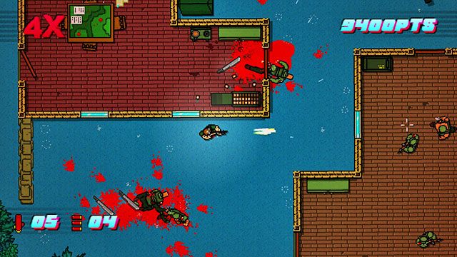 Ostatni wróg czeka ukryty za workami z piaskiem - Scene 9 - Ambush | Act 3 - Climax | Hotline Miami 2 Wrong Number - Hotline Miami 2: Wrong Number - poradnik do gry