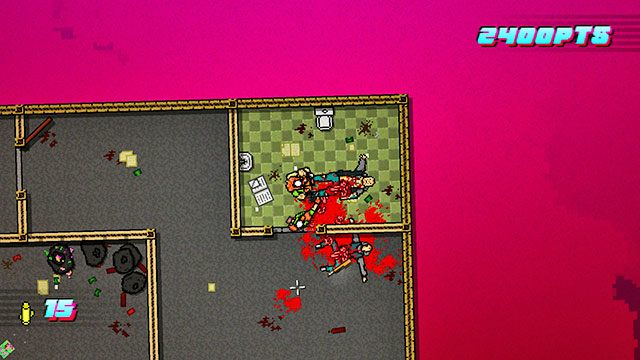 Ostatnich dwóch znajdziesz na dole po prawej - Scene 10 - Into the Pit | Act 3 - Climax | Hotline Miami 2 Wrong Number - Hotline Miami 2: Wrong Number - poradnik do gry
