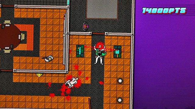 Otwórz drzwi po lewej i zwróć na siebie uwagę przeciwników - Scene 12 - Death Wish | Act 3 - Climax | Hotline Miami 2 Wrong Number - Hotline Miami 2: Wrong Number - poradnik do gry