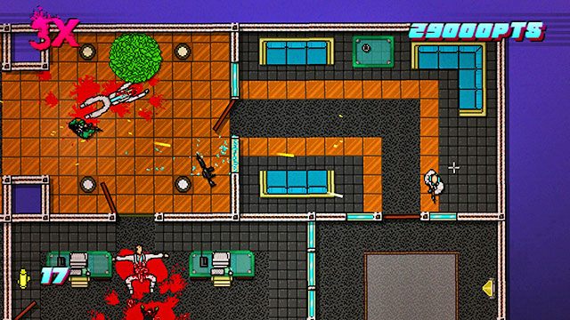 Po oczyszczeniu kolejnego piętra przejmujesz kontrolę nad Tonym - Scene 12 - Death Wish | Act 3 - Climax | Hotline Miami 2 Wrong Number - Hotline Miami 2: Wrong Number - poradnik do gry