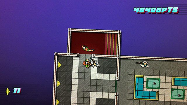 Stań w rogu pomieszczenia i strzel - Scene 12 - Death Wish | Act 3 - Climax | Hotline Miami 2 Wrong Number - Hotline Miami 2: Wrong Number - poradnik do gry